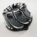 Spin Cut Air Cleaner Intake Filter for Harley Sportster XL 883 1200 (2004–2022) Black