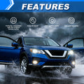 Pair of Halogen Headlights for Nissan Rogue Sport (2017–2019)