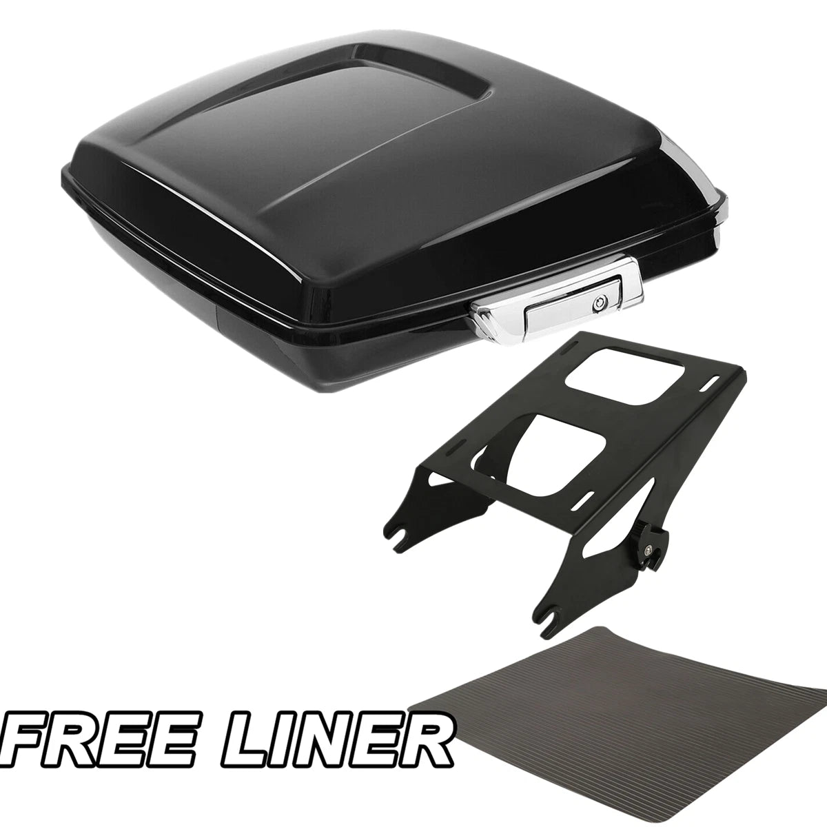 Razor Trunk & Black Mount Rack for Harley Touring Glide (2014–Present)
