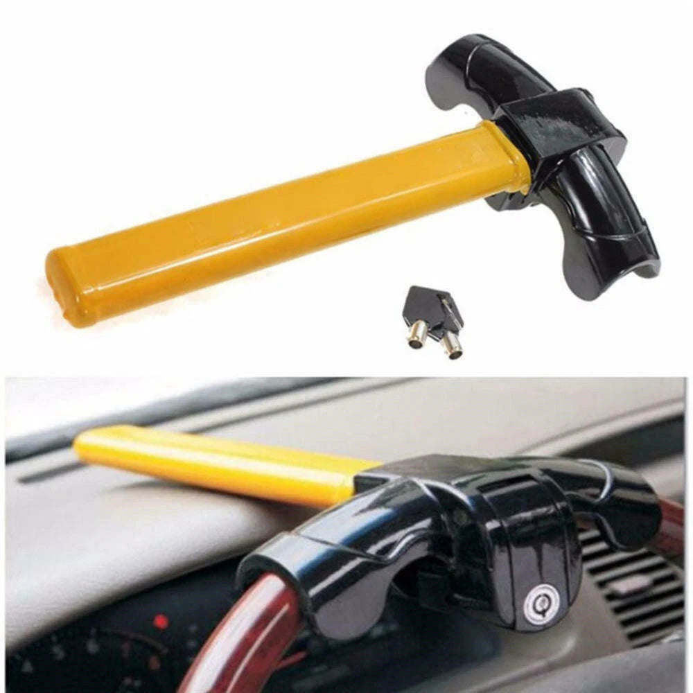 Heavy Duty Steering Wheel Lock for Universal Fit (Anti Theft)