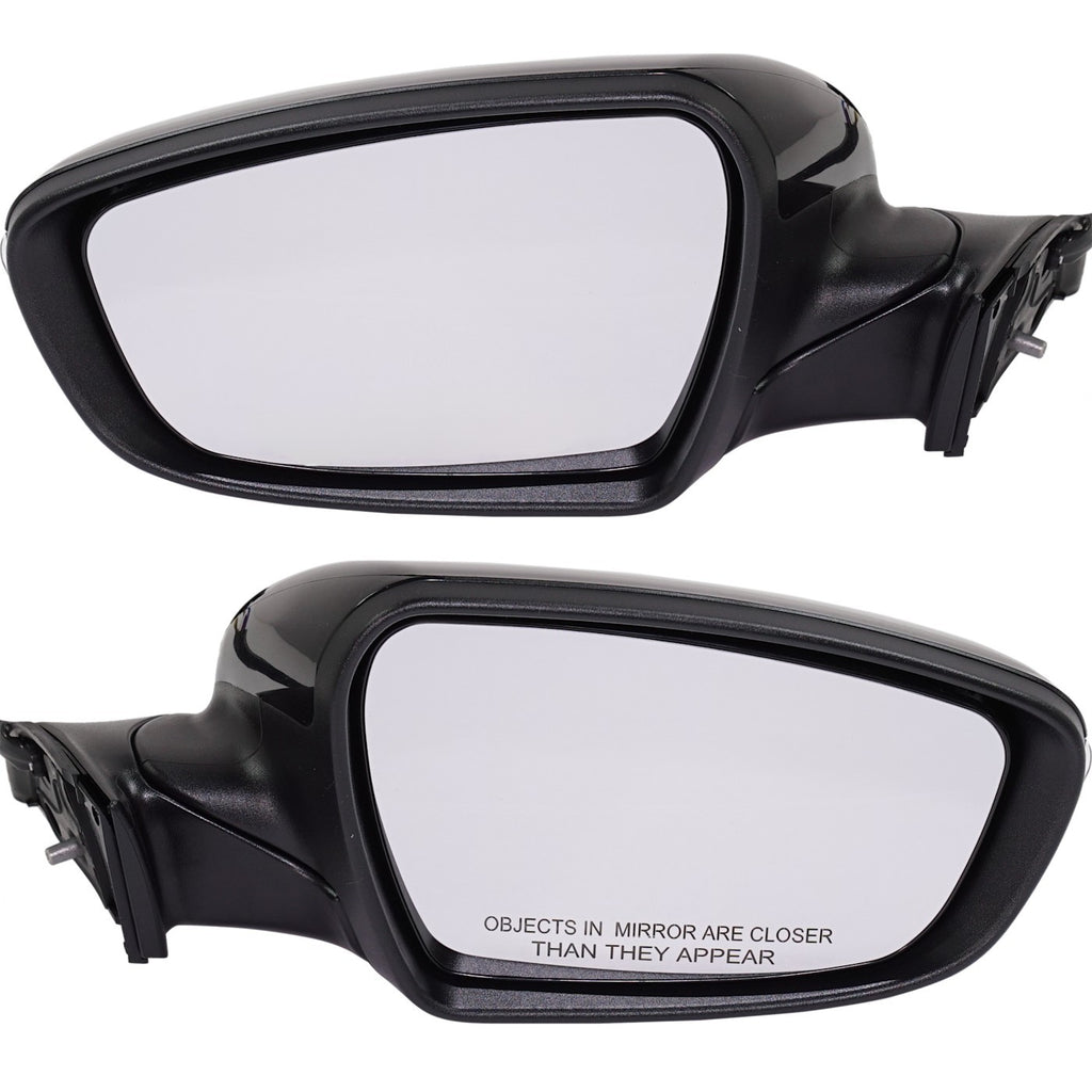 Set of 2 Power Heated Turn Signal Mirrors for Kia Forte (2014–2016)