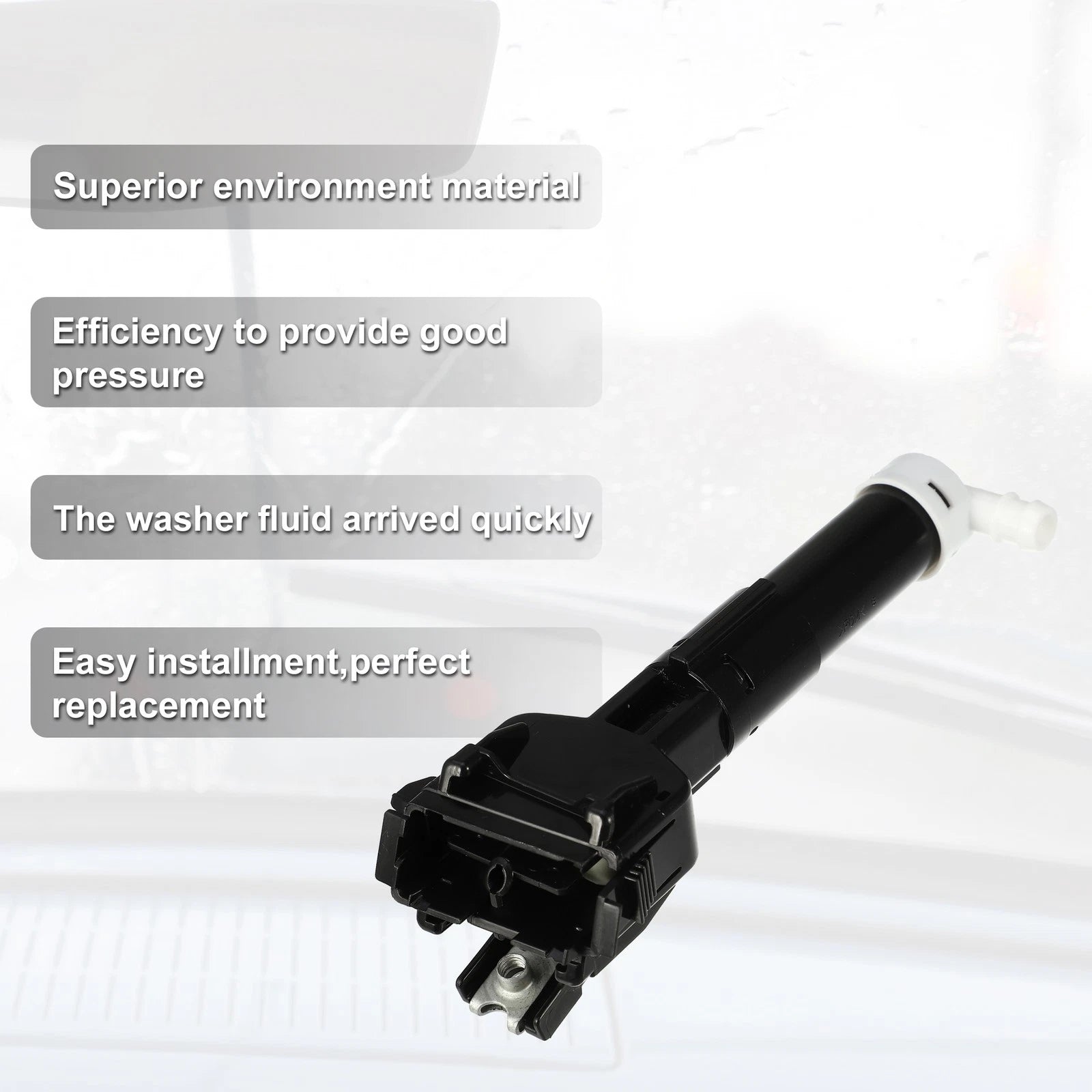 Front Left Headlight Washer Nozzle No. 852080K020 for Toyota Hilux (2004–2015)