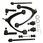 10pc Front Control Arm and Tie Rod Ends Kit for Cadillac Chevy GMC Sierra (2007-2014)