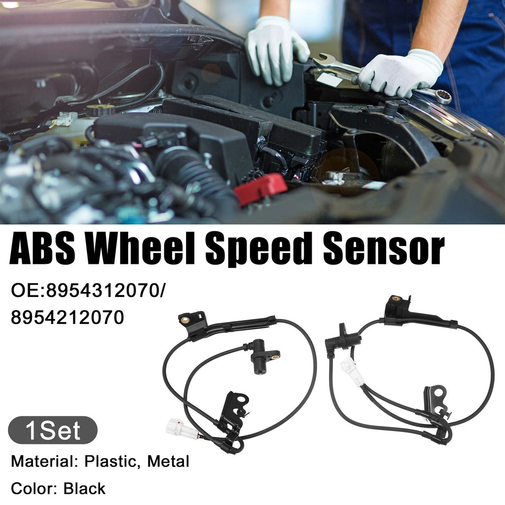 Set of 2 ABS Wheel Speed Sensors for Toyota (No. 8954312070)