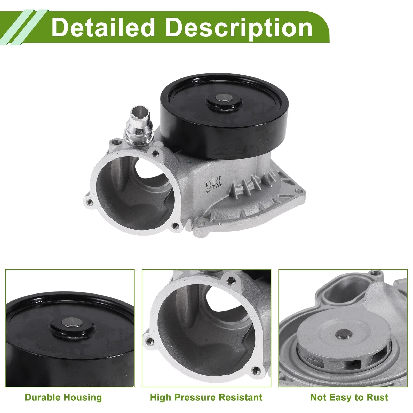 Engine Water Pump for BMW 550i F10 (2011–2016) No. 11517548263