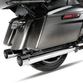 4" Slip-On Straight Mufflers Exhaust Pipe for Harley Street Road Glide (2017–2025)