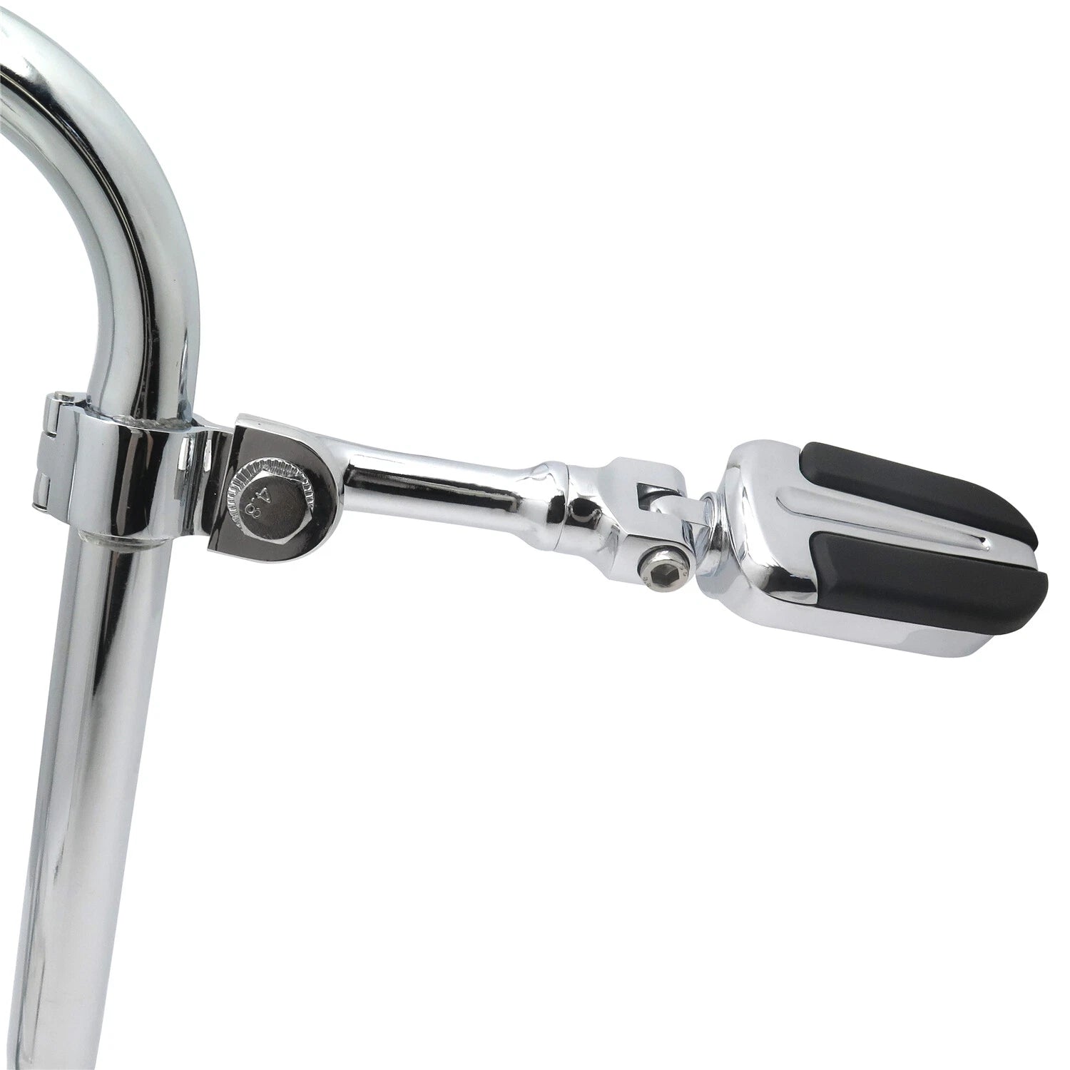 Chrome Slipstream 4.5" Long Footpegs 1-1/4" for Yamaha Road Star Warrior (2002–2009)