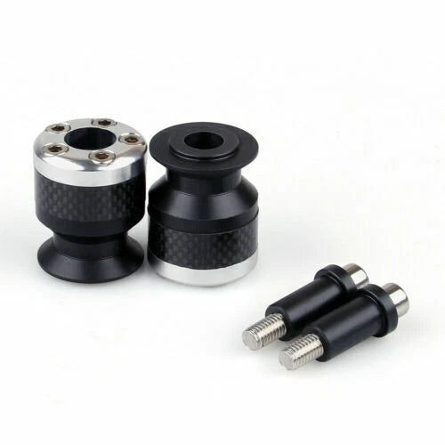 CNC Carbon Fiber 8mm Swingarm Sliders Spools for Universal Motorcycle
