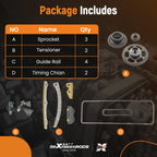 Timing Chain Kit for Honda Accord CR-V 2.4L L4 (2003–2007)