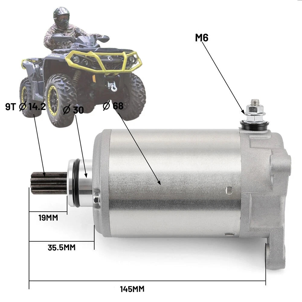 Electric Starter for Can-Am Maverick 1000 (2013–2018) / Defender HD10 (2016–2023)