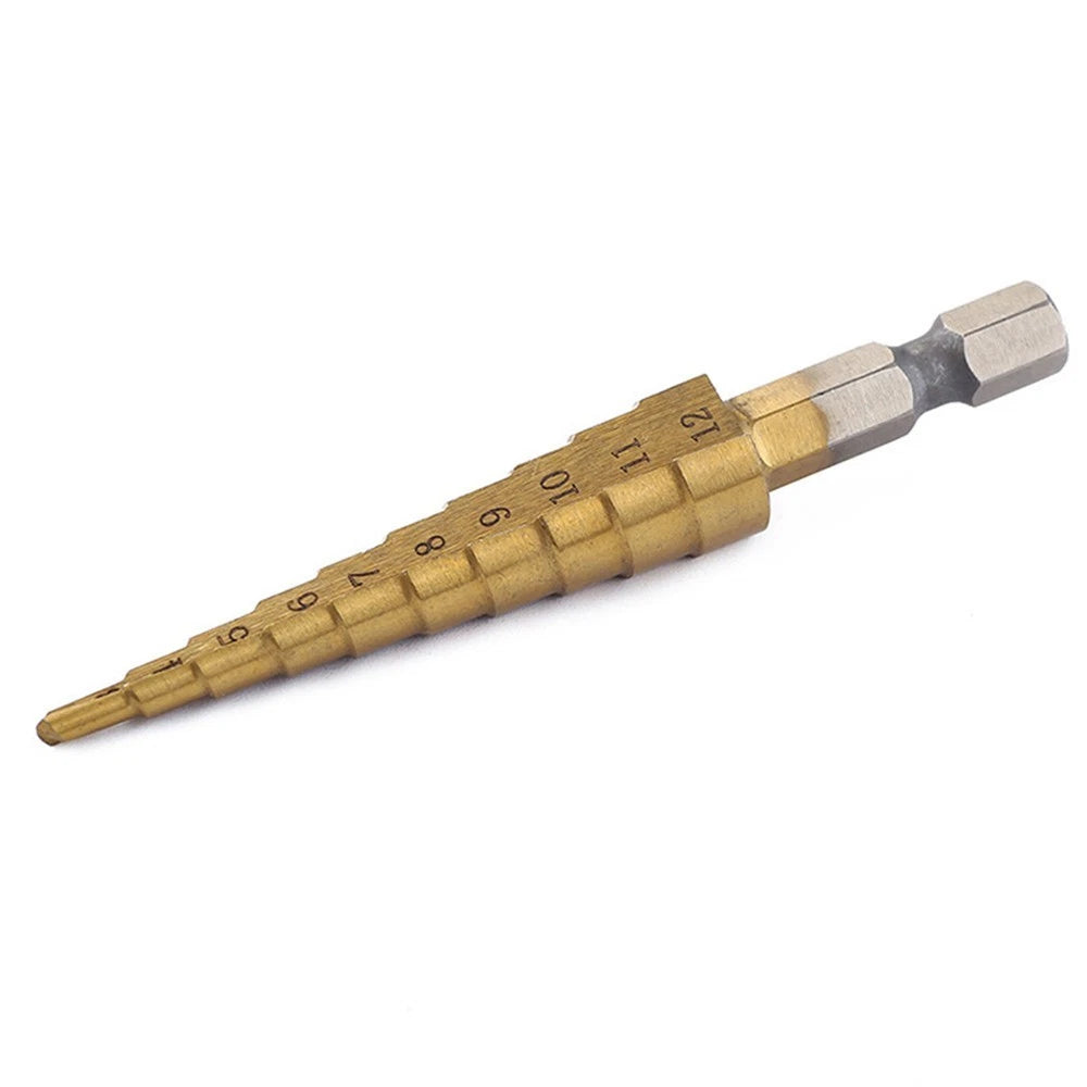 Step Drill Bits for Metal Woodworking (High-Speed Steel)