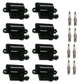 Set of 8 Ignition Coils & Spark Plugs for Express 1500 2500 3500 Silverado 1500 (2003–2023)