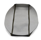 Carbon Fiber Console Lid Armrest Cover for Ford Focus (2000–2007) Yellow Stitch