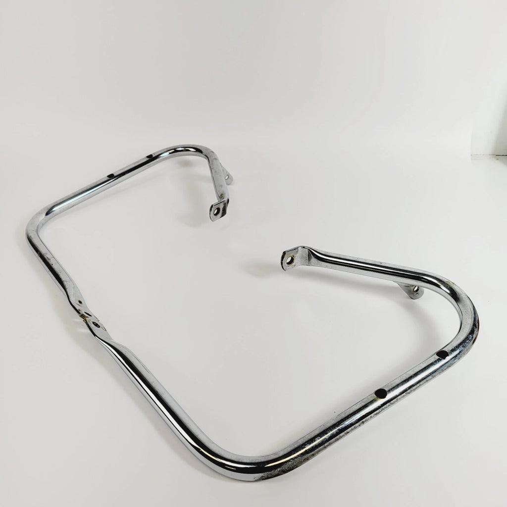 Chrome Front Saddlebag Support Guard Mount Brackets for Harley Touring (2009–2013)