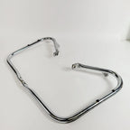 Chrome Front Saddlebag Support Guard Mount Brackets for Harley Touring (2009–2013)