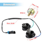Dual Knock Sensor with Wiring Harness Kit for Chevy Silverado 1500, Tahoe 