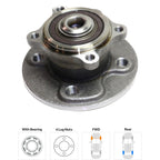 Set of 2 Wheel Hubs for Mini Cooper (2007–2015) Rear Left & Right