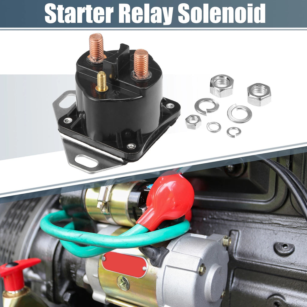 12V Starter Solenoid Switch Relay for Ford  - 3 Terminals
