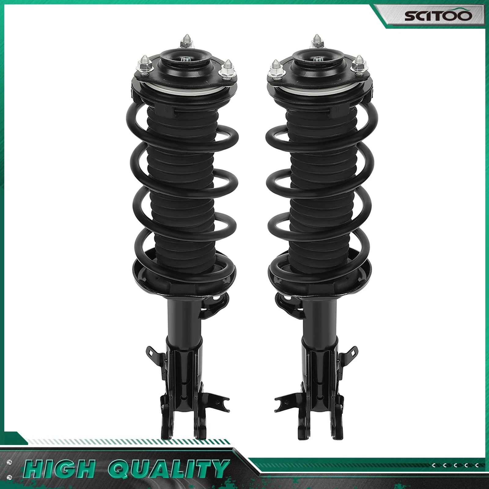 Front Pair Shocks, Struts & Coil Springs for Honda Civic (2012)