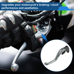 Short Brake Clutch Levers for Suzuki GSX-8S (2023–2025) - Solid Titanium, 1 Pair