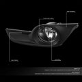 Fog Light Lamp Set for Nissan Altima Sedan (2013–2015) OE Style Clear Lens