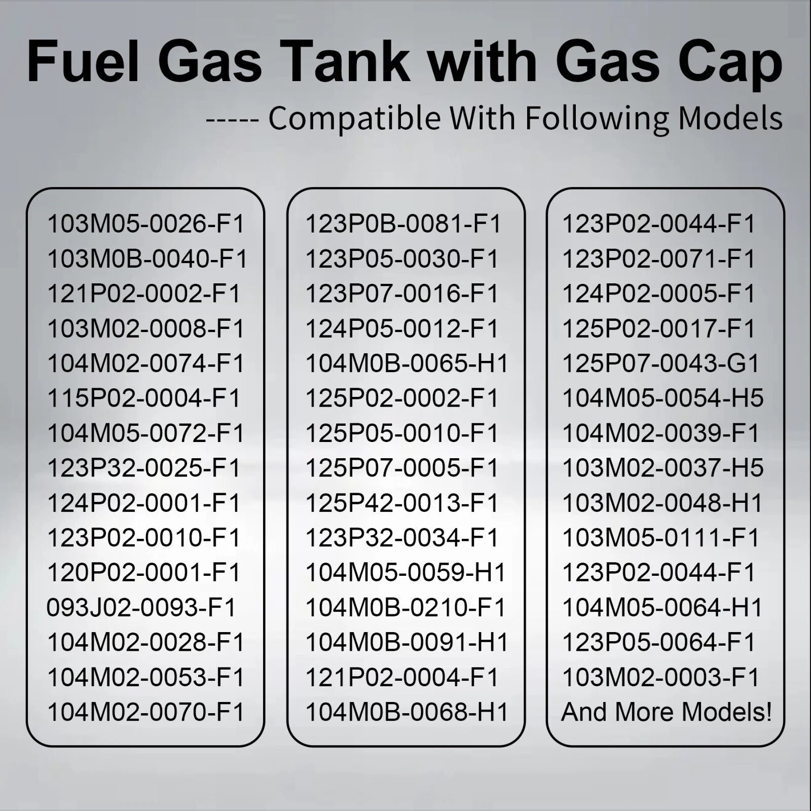 Fuel Gas Tank with Cap for Briggs & Stratton (84004115)