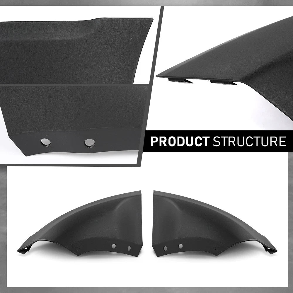 Set of 2 Front Bumper Corner Covers for Ford EcoSport (2018–2022)
