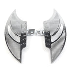 Chrome Male Mount FootPeg Passenger Floorboard for Harley Dyna FXD FLST