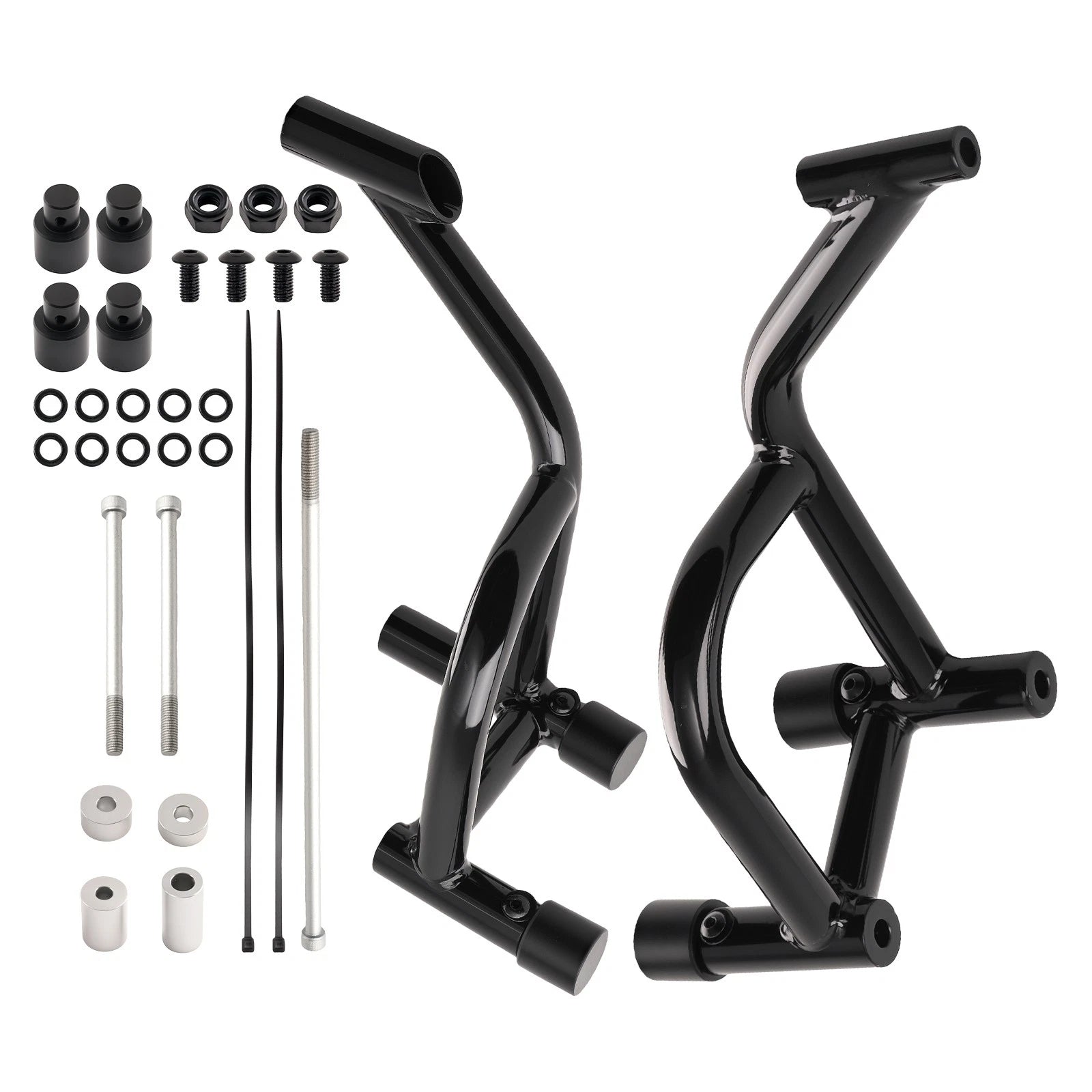 Engine Guard Crash Bar with Mounting Kit for Kawasaki Ninja 650 (2017–2024)