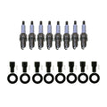 Set of 8 Iridium Spark Plugs & Coil Boots for Lexus GS430 LX470 4Runner V8