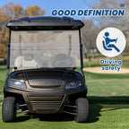 Tinted Folding Down Windshield for Yamaha G29 Drive (2007–2016)