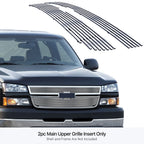 Upper Stainless Chrome Billet Grille for Chevy Silverado 2500/3500 (2005-2006)