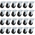 24Pcs 2" Heavy Duty Swivel Caster Wheels for Various Applications