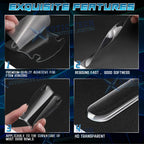 Universal 4-Piece 3D Invisible Door Handle Clear Protective Film (-)