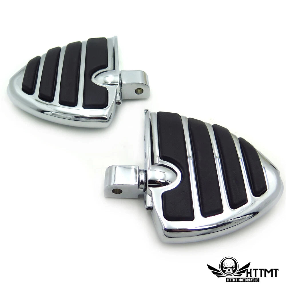 Chrome Wing Mini Floorboards Footpeg for Yamaha Road Star Warrior (2002–2009)