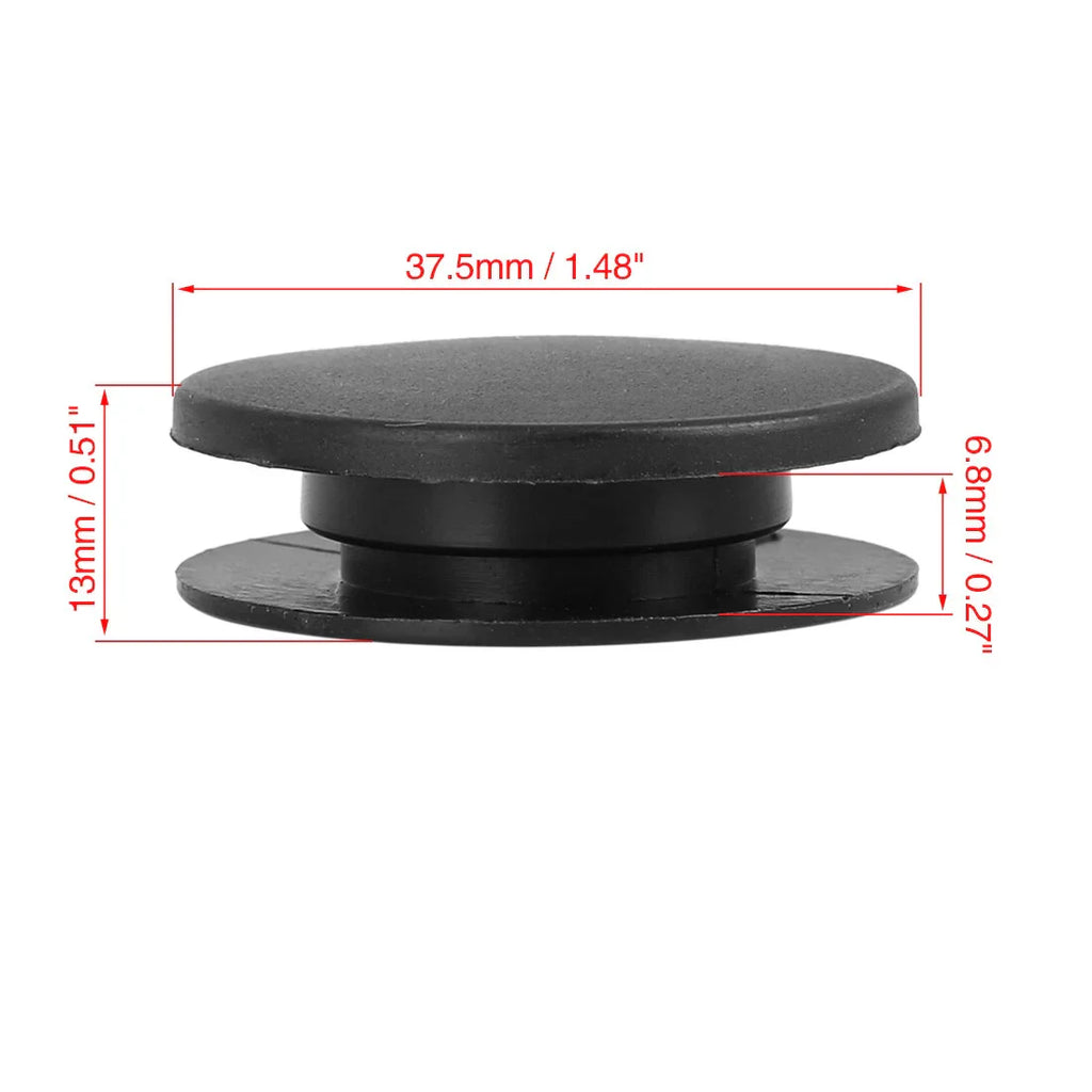 4 x Car Floor Mat Clips Black 1.48 Inch for Mercedes GLK SLK ML RS (2008-2015)