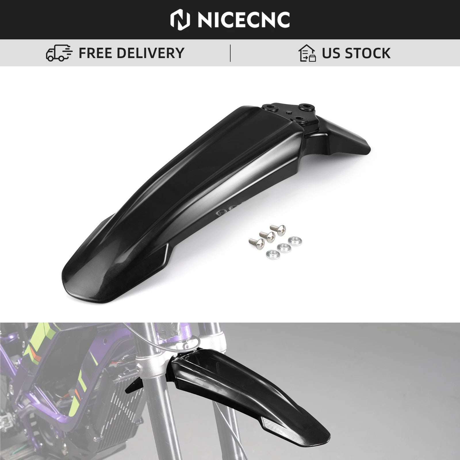 Front Fender Mudguard for Surron Light Bee X (2019–2023)