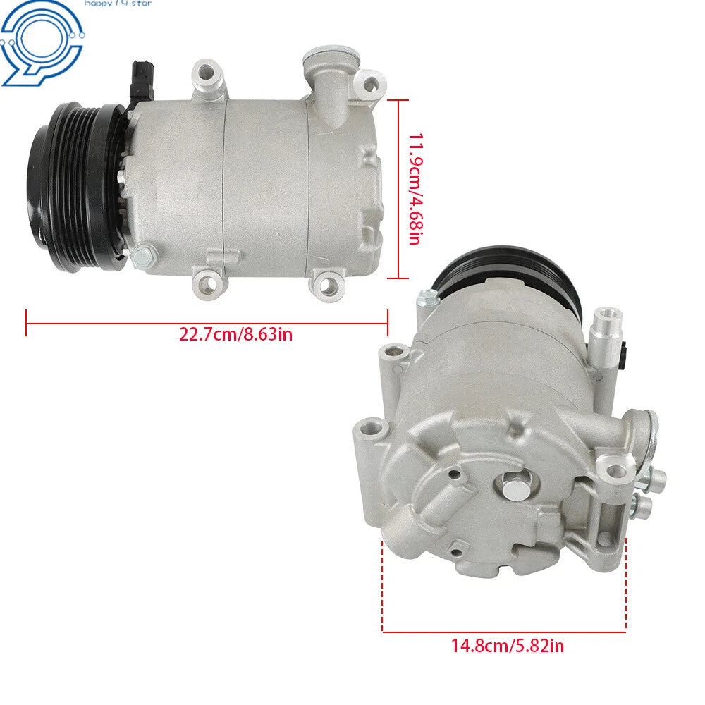 A/C Compressor with Clutch for Ford Focus II Convertible (2006-2010)