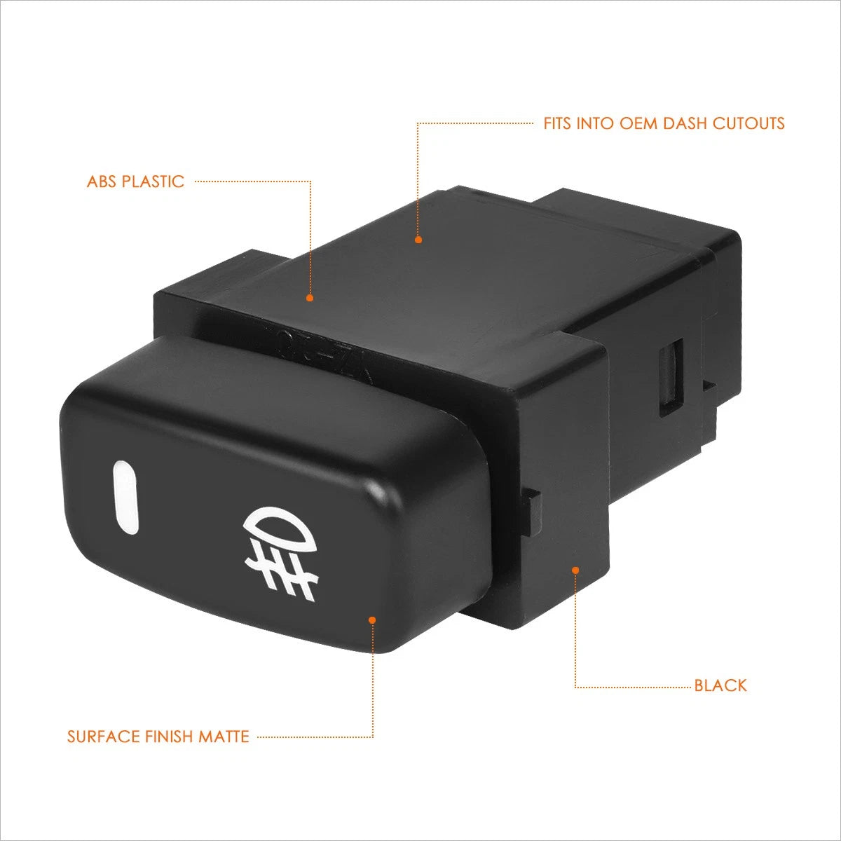 Fog Light Switch with Wiring Harness for Mitsubishi Outlander Sport/RVR (2010–2015)