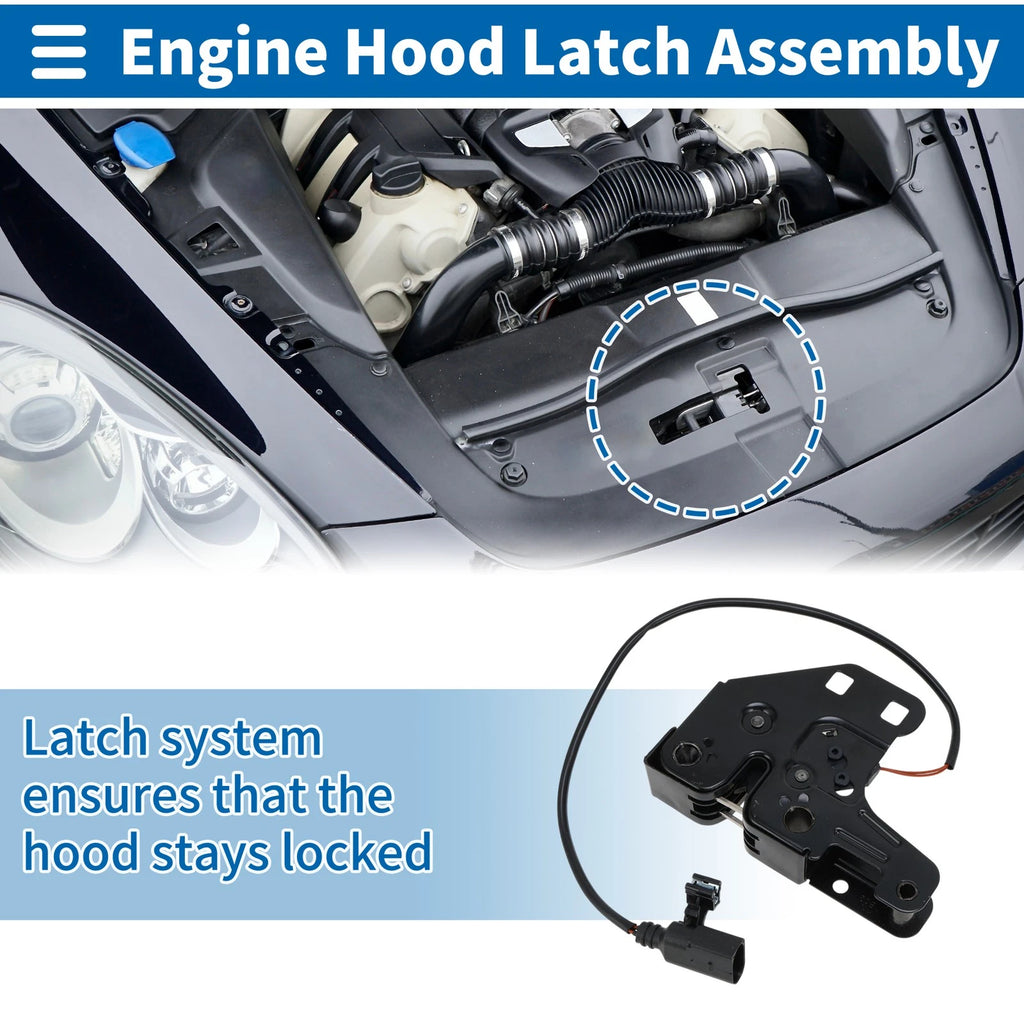 Hood Latch Assembly for Audi A6 (2005–2008) No. 4FD823509A
