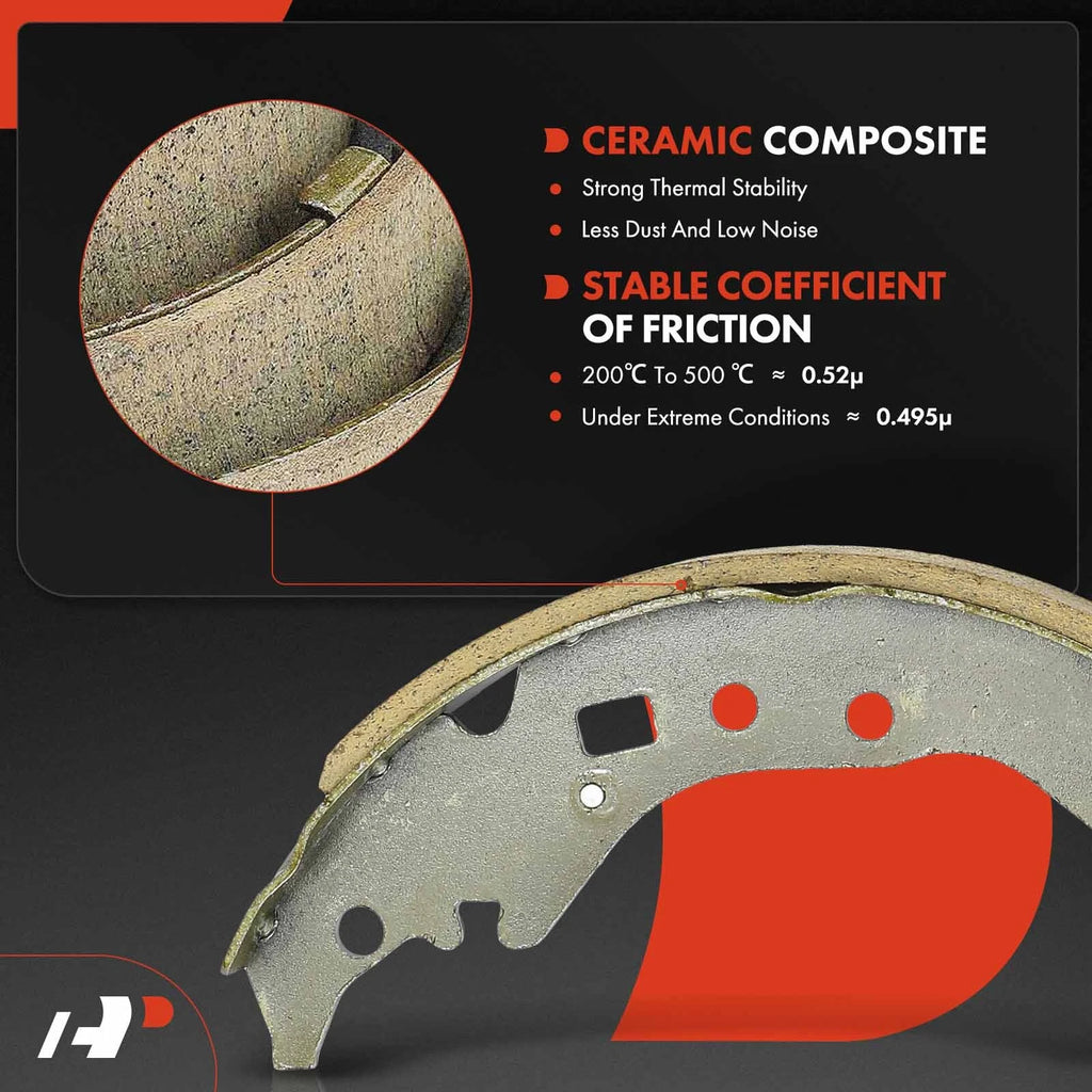 Ceramic Brake Shoes and Brake Drums for Toyota Corolla (2009–2019)