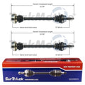 Set of 2 Front CV Axle Shafts for Audi Volkswagen Fox Dasher (N/A)