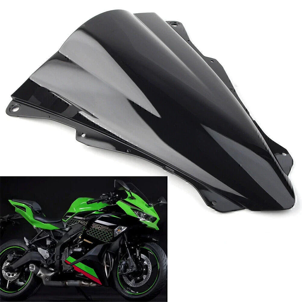 Front ABS Black Windshield Protector for Kawasaki Ninja ZX25R (2020)