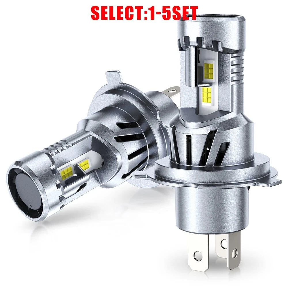 2X CANBUS H4 9003 LED Headlight Bulbs Kit 48000LM 6500K for