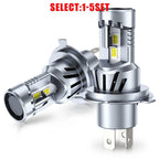 2X CANBUS H4 9003 LED Headlight Bulbs Kit 48000LM 6500K for