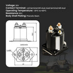 5X 36V Solenoids for Club Car Golf Cart (1976–1998) 8016