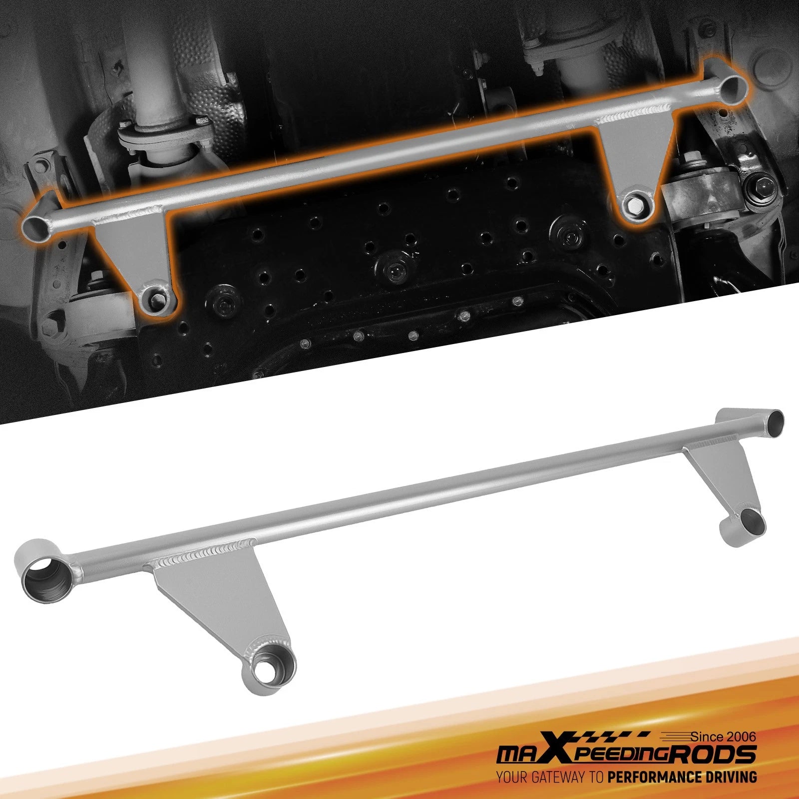 Aluminum Front Lower Bar Brace for Lexus IS250 IS350 (2006–2013)