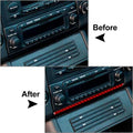 Radio Console Panel Cover Trim for Porsche Boxster 1998-2004 Red