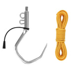 Stainless Steel Flying Gaff with Rope for Boat Use