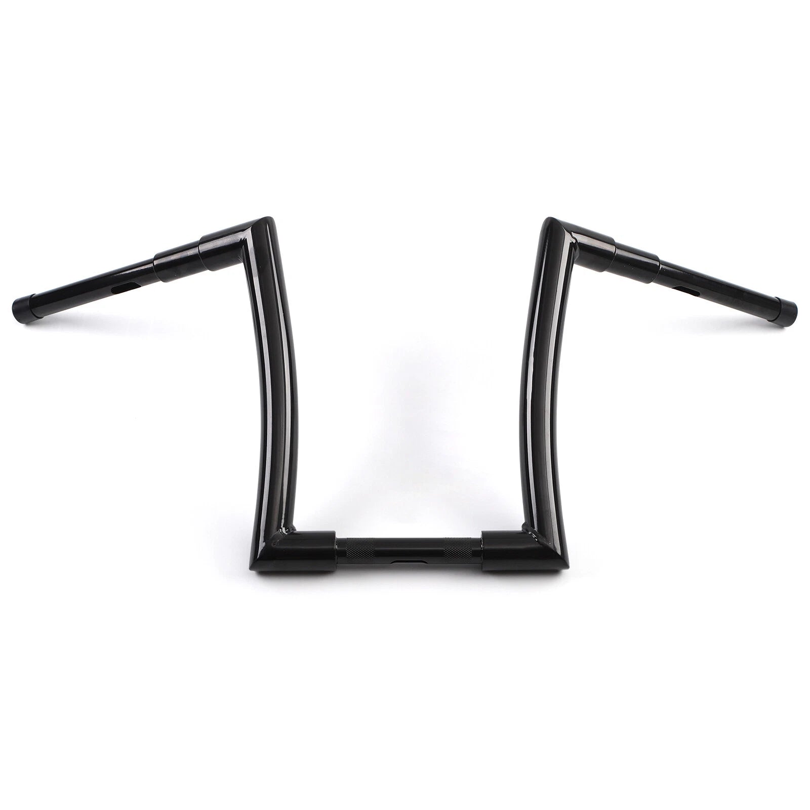 14" Gloss Black Ape Hanger Handlebar for Harley (Fits DNA Monster Fat Bars)